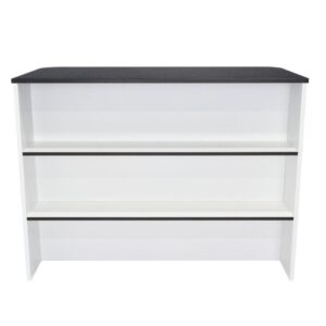 Barra de Cocina Diamante Wengue/Blanco